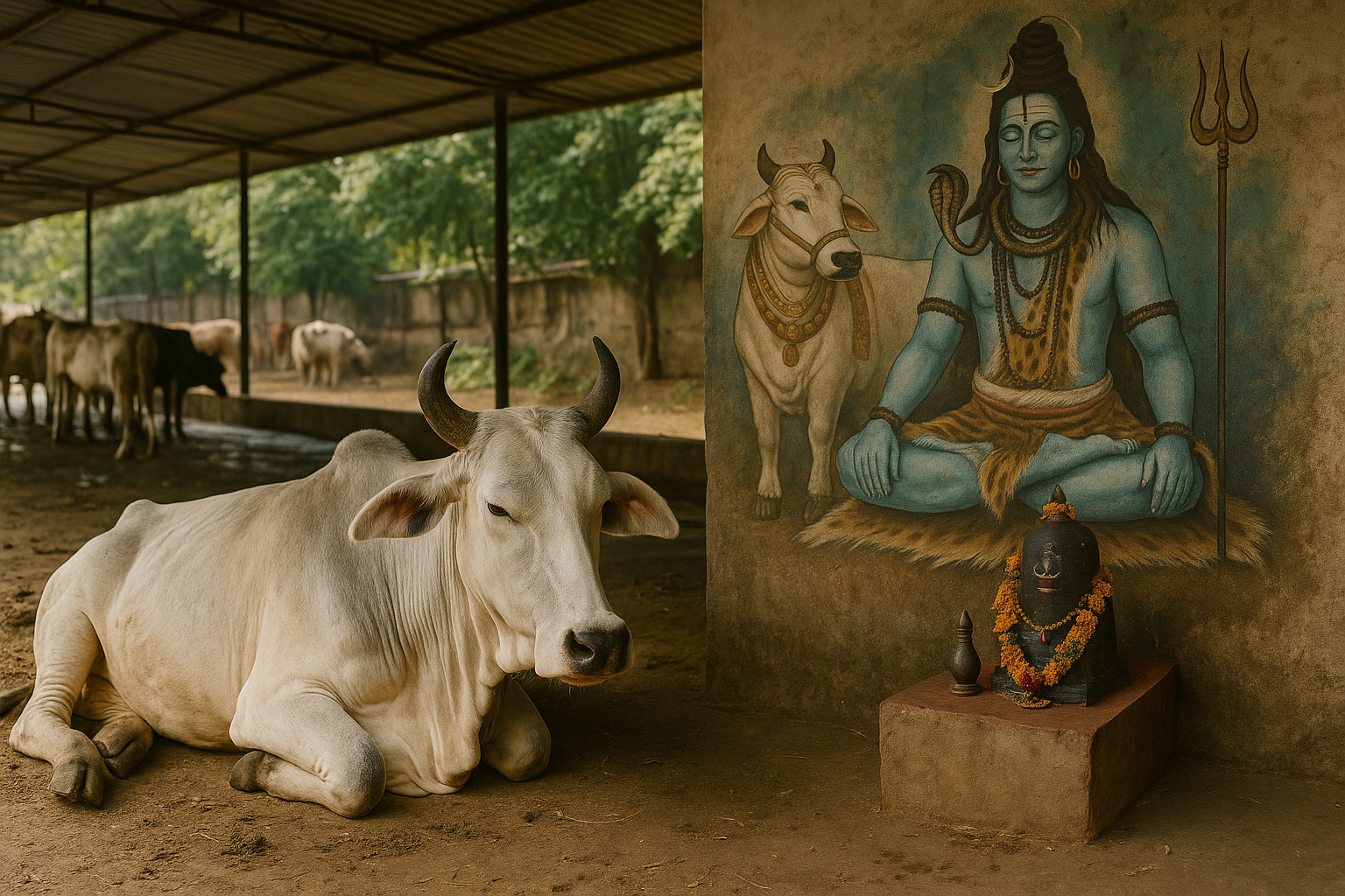 Somwar Nandi & Injured Gau Seva