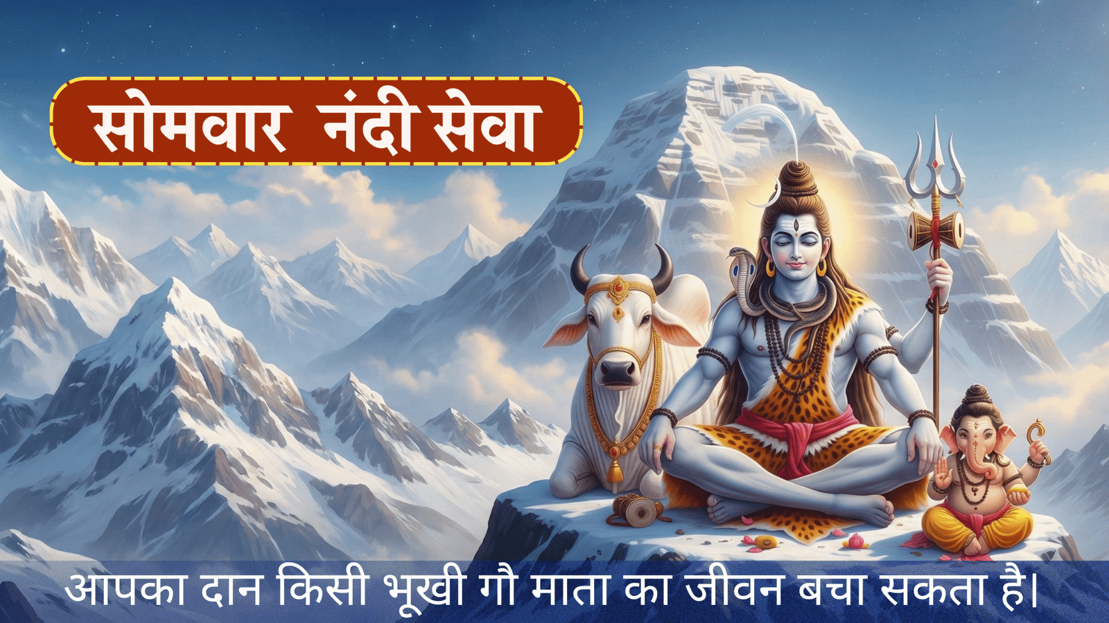 Monday Gau Seva