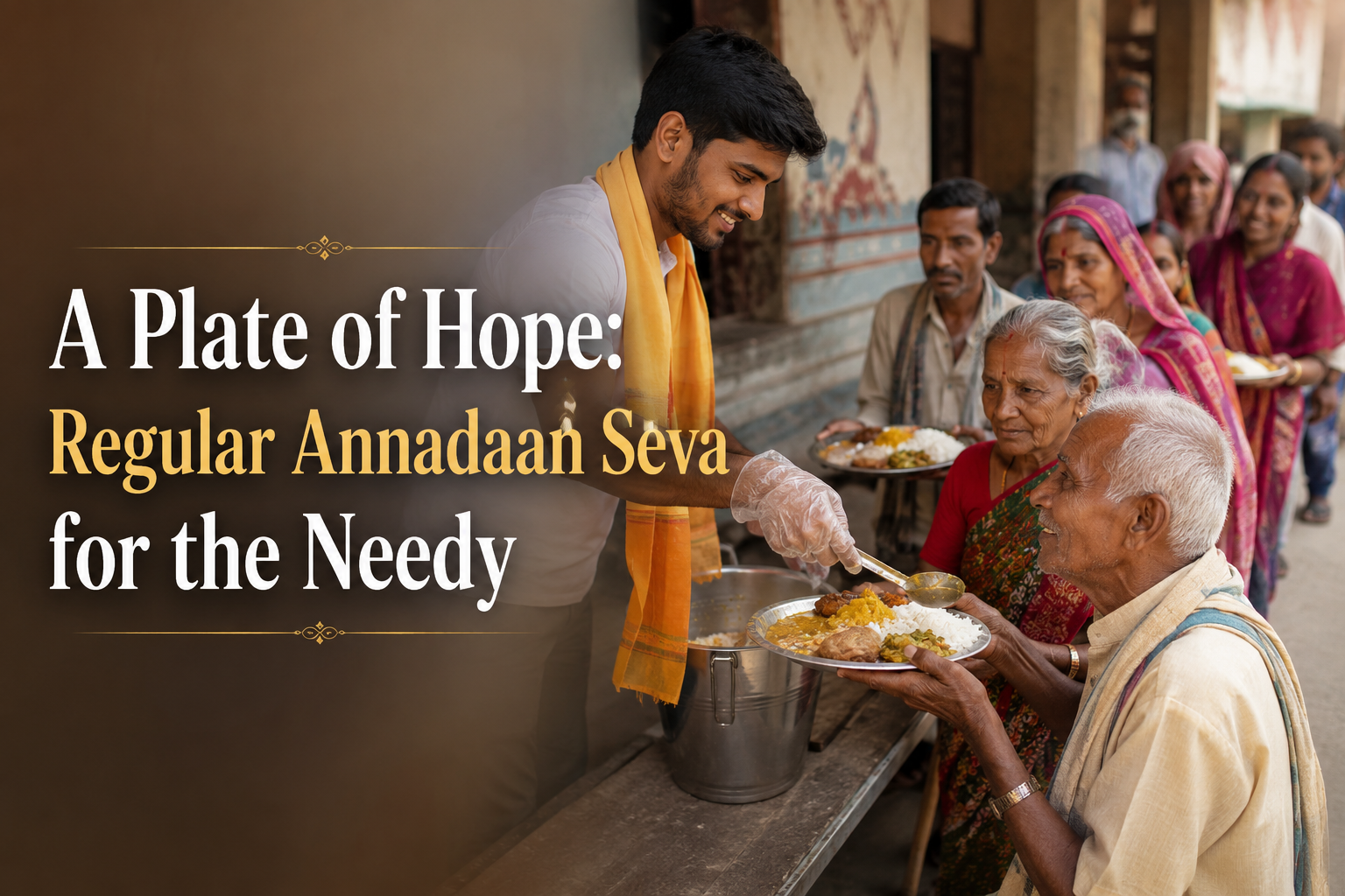 A Plate of Hope: Regular Annadaan Seva for the Needy